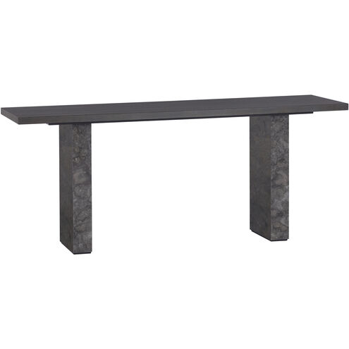 Rebel 71 X 21.75 inch Grey Marble / Charcoal Grey Console Table